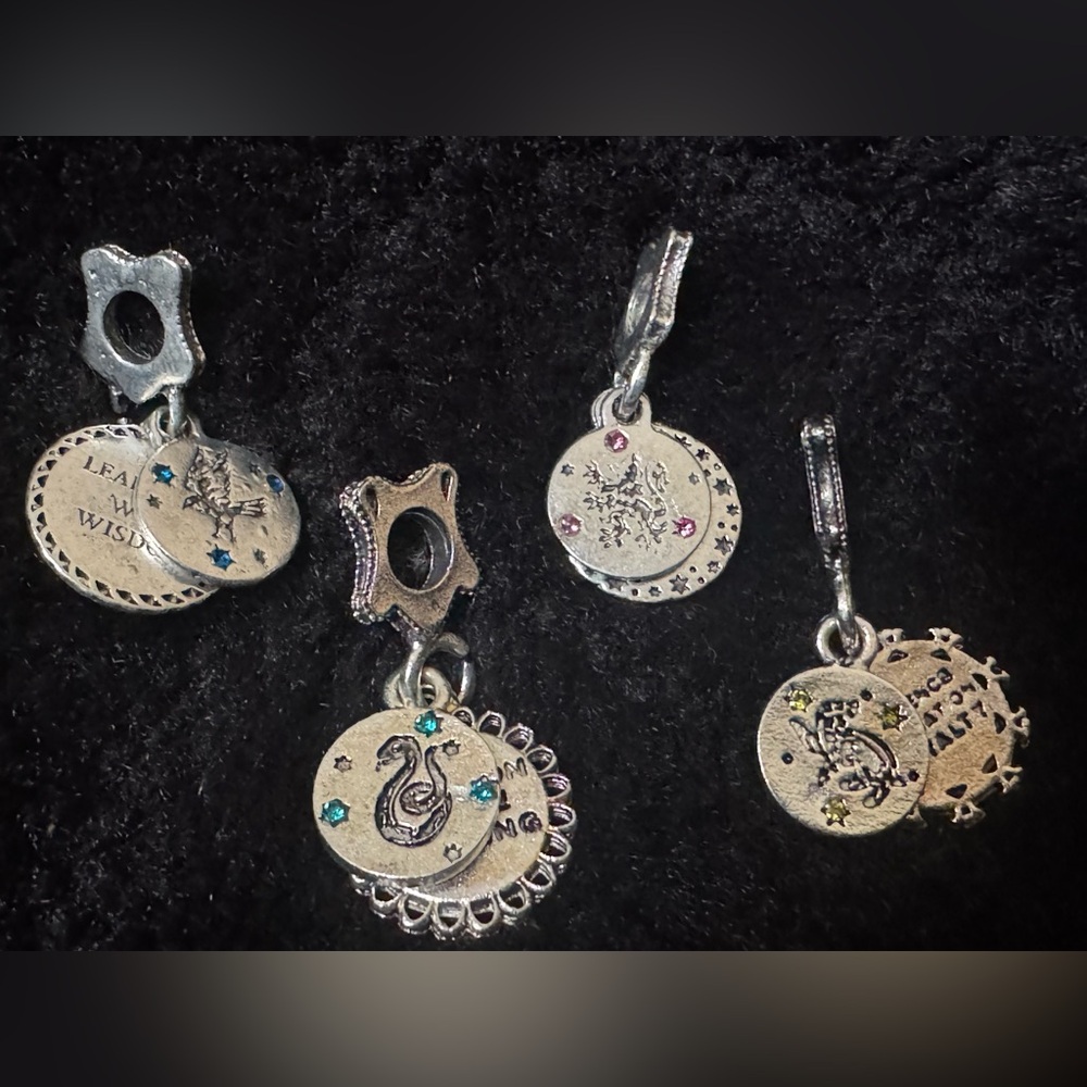 Pandora Harry Potter House charms One charm represents each house !